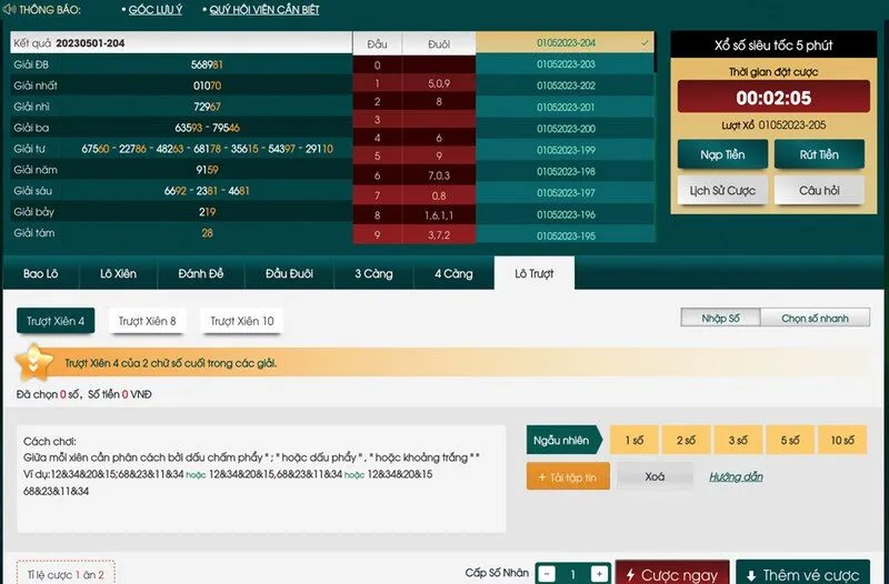 mẹo chơi xổ số