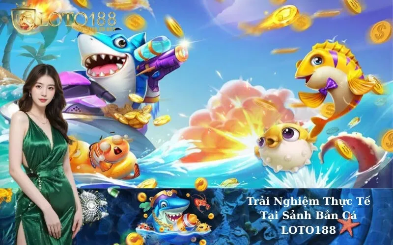 Trải Nghiệm Thực Tế Tại Sảnh Bắn Cá LOTO188